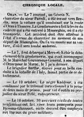 ECHO D ORAN SAMEDI 12 OCTOBRE 1844 PAGE 99 14